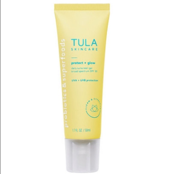 TULA Protect + Glow Daily Sunscreen Broad Spectrum SPF 30 blue light EXP 08/23 - Picture 14 of 15